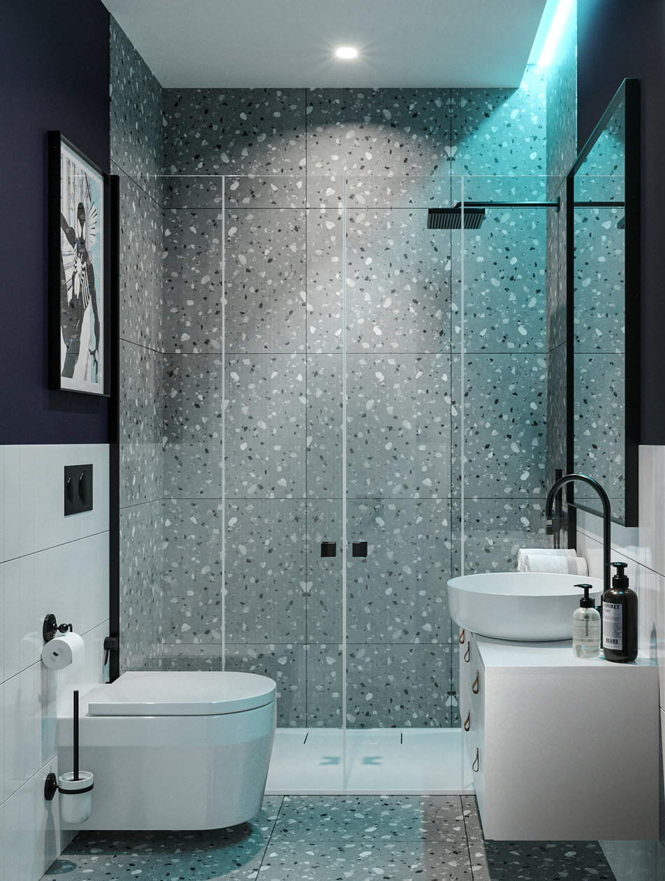 深色系公寓设计-12