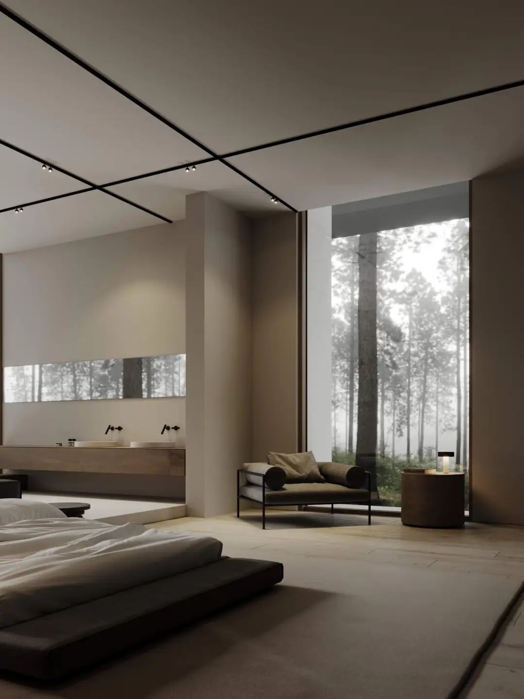 瑞典森林别墅丨Aleksandra Shevchenko-27