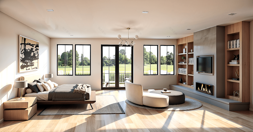 纽约汉普顿定制住宅室内设计项目丨美国纽约-9