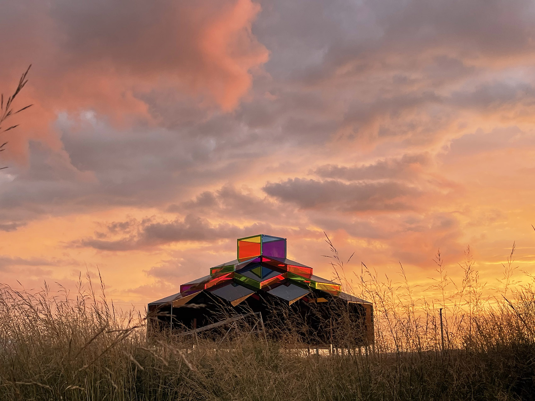 现代蒙古包装置·無热凉亭丨阁尔建筑-46