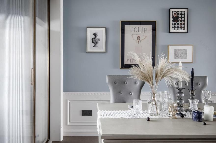 《梦·涟》·美式轻奢,打造 119㎡四口之家的理想生活丨施敏敏-21