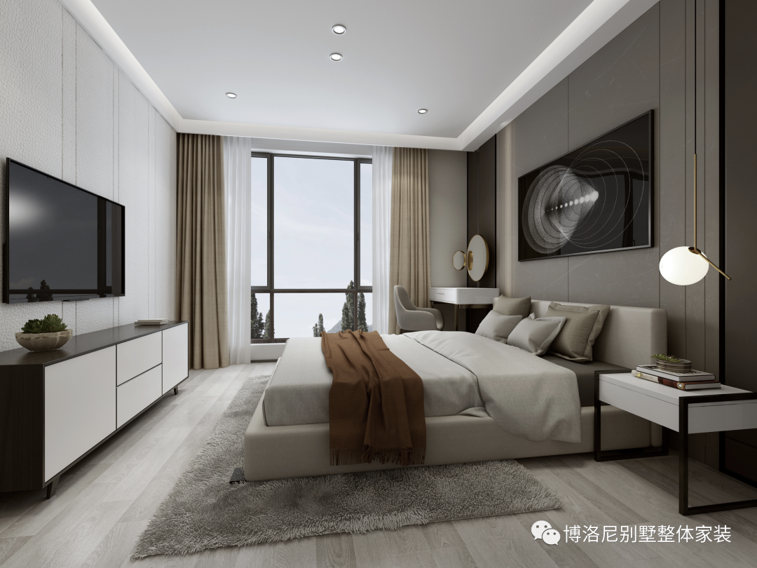 北京景粼原著 260㎡极简诗意之家-28