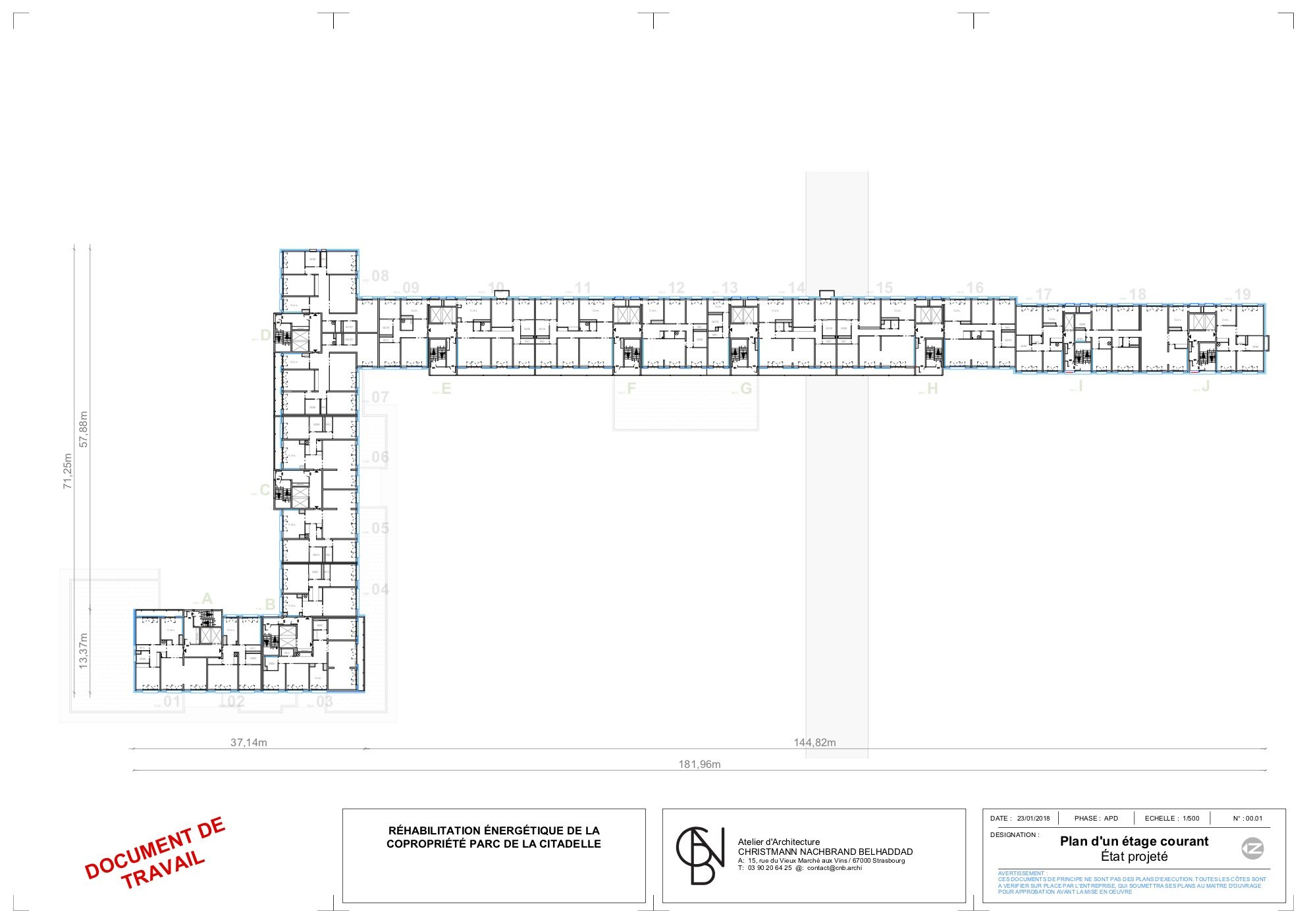 
            CNb.archi
                            / Rénovation énergétique et patrimoniale d’une copropriété emblématique à l’Esplanade
                    -22