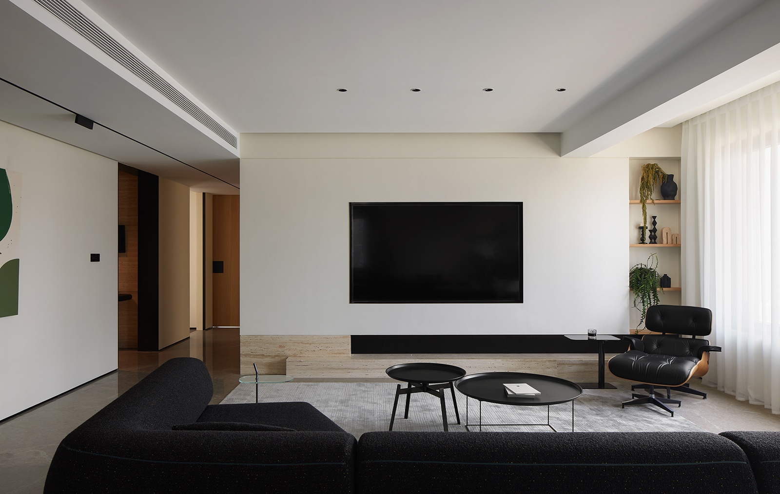 在彩色里朝圣黑白丨中国济南丨东荷逸品空间设计-19