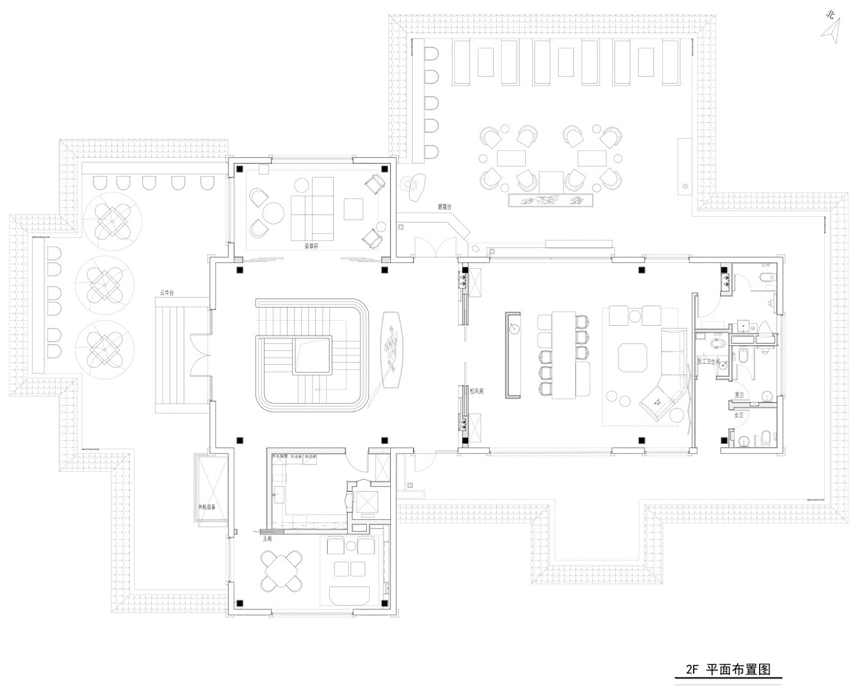 浙江西子宾馆·西园茶馆丨中国杭州丨杭州诺瓦空间设计-128