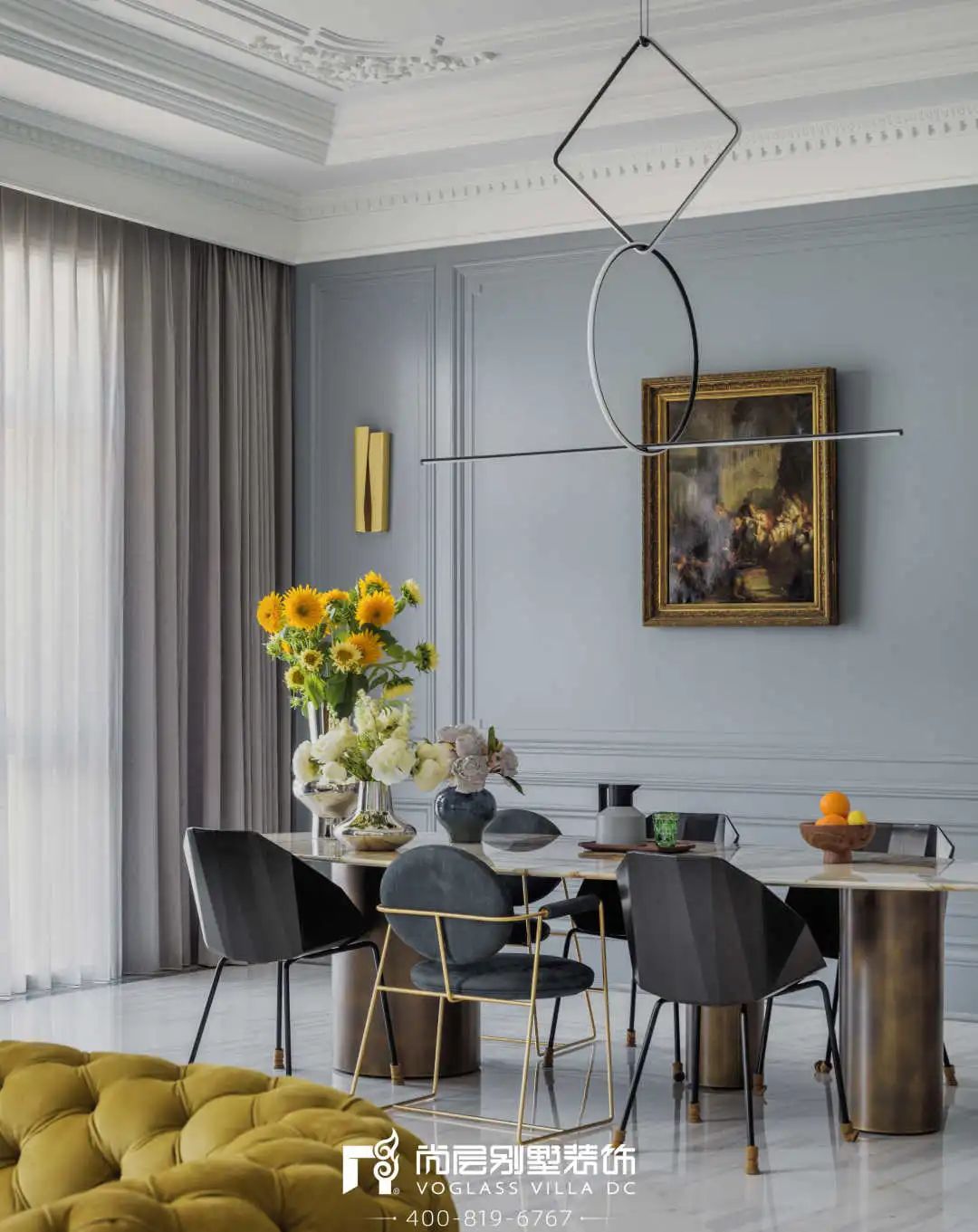 尚层装饰×壹号庄园 | 780㎡现代法式别墅装修，回归纯粹极致的生活-50