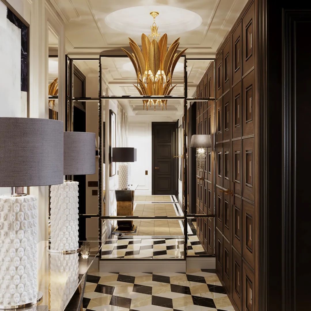 俄罗斯莫斯科 192·4㎡私人豪宅设计丨Julia Design-40