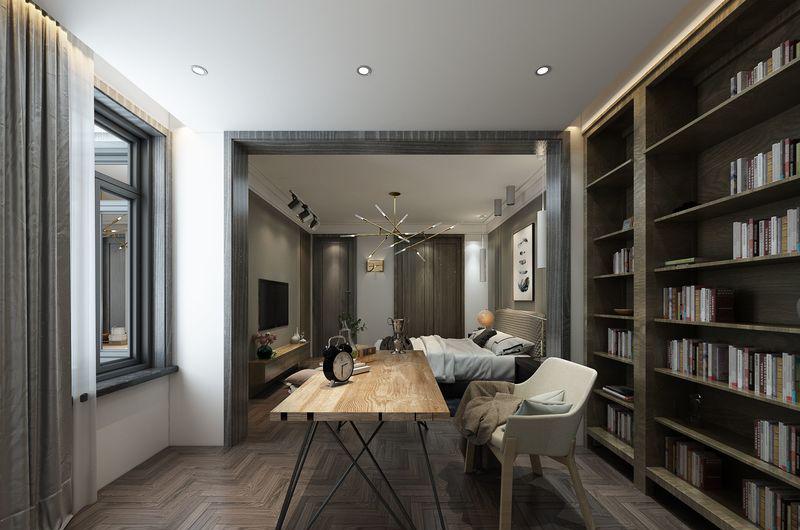 贵阳现代轻奢黑白灰别墅-69