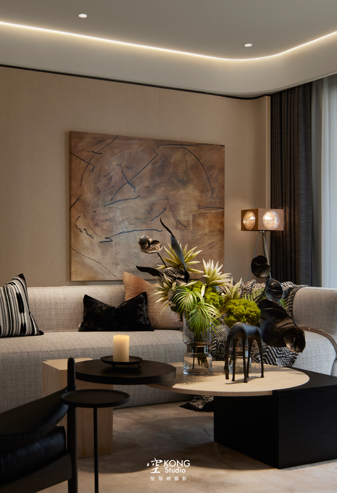 水岸君悦东方样板间丨中国东莞丨观复营造,西缇设计-13