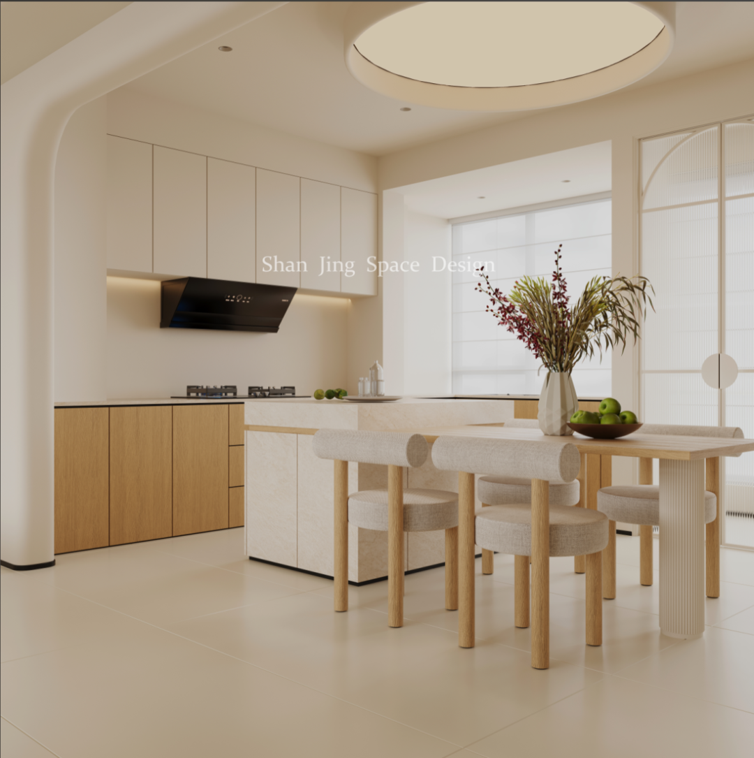 山境空间新案| 柔光之境：现代原木奶油风的治愈叙事-41