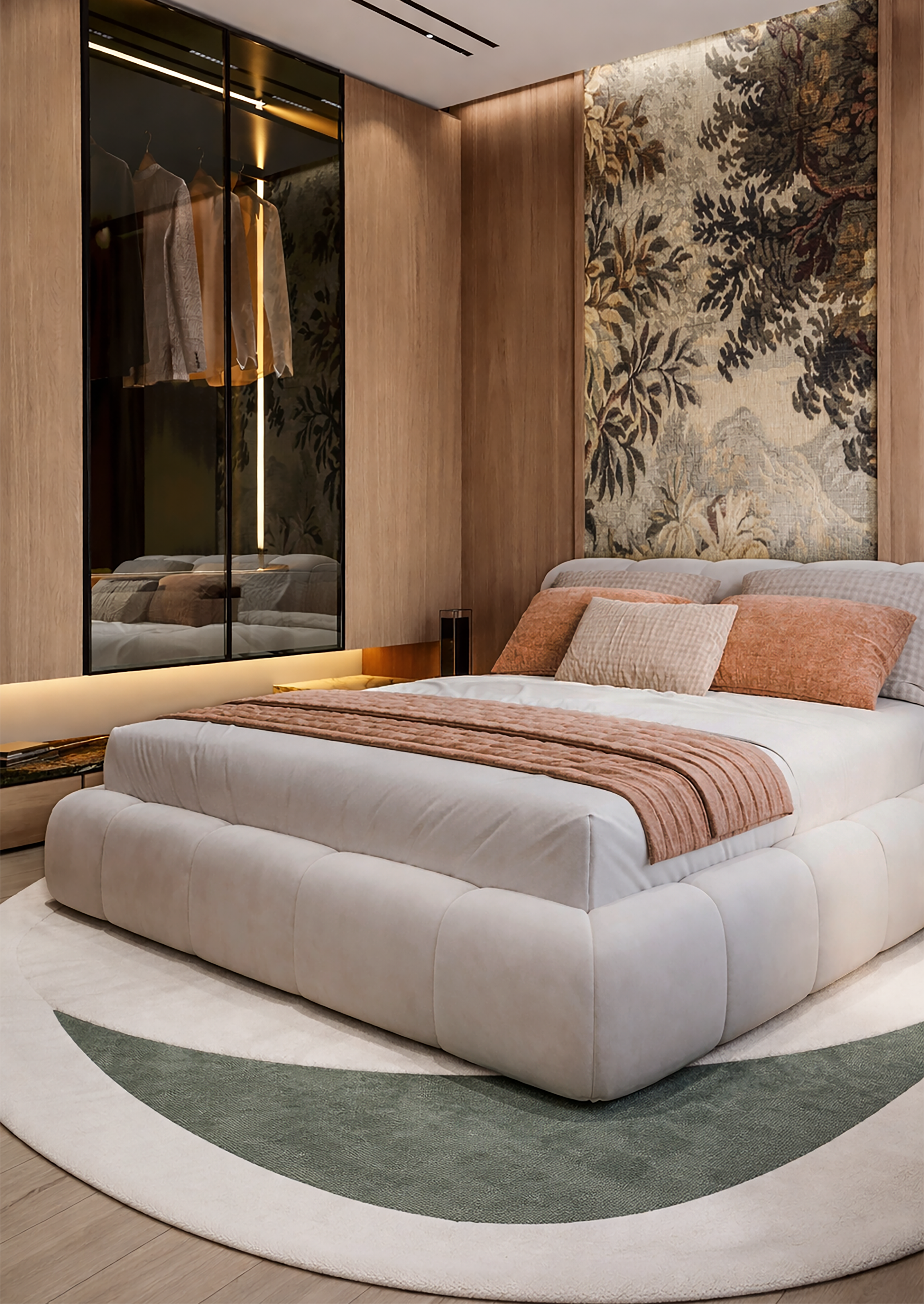 modern bedroom in valore compound, Alexandria-1