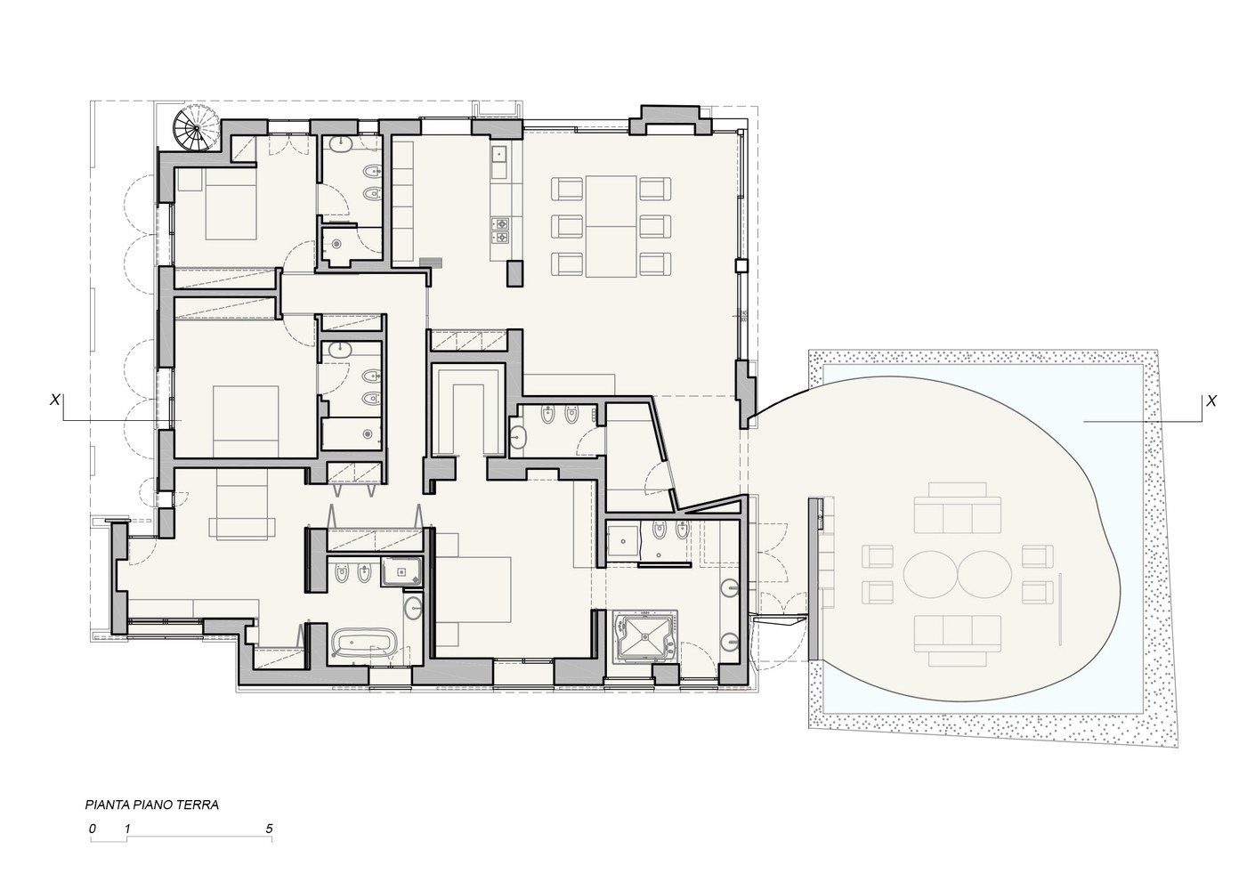 长泽英德装置艺术融入自然，打造水上花园住宅-23