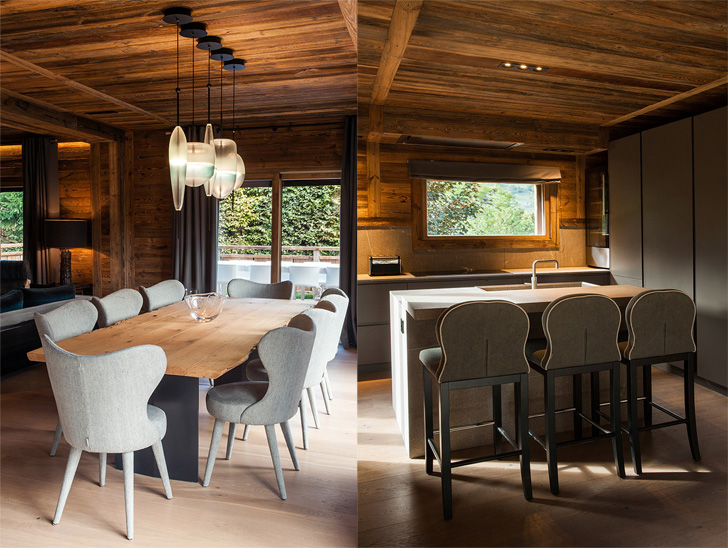 Megeve Refuge 打造现代阿尔卑斯山居-10