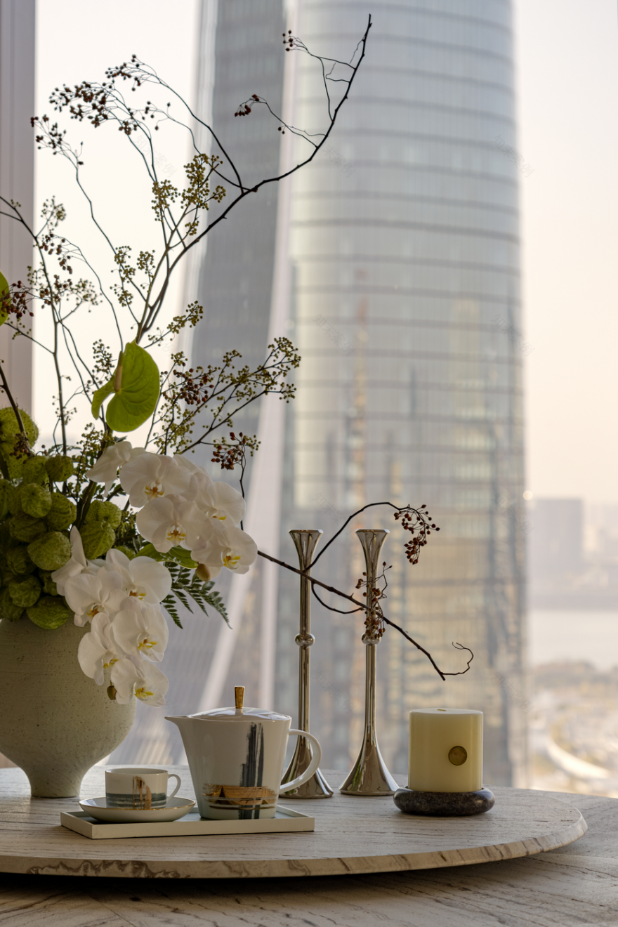 杭州海威·安铂中心「青玉」样板间丨中国杭州丨Amber 98,于舍 Yu Studio(于昭)-45