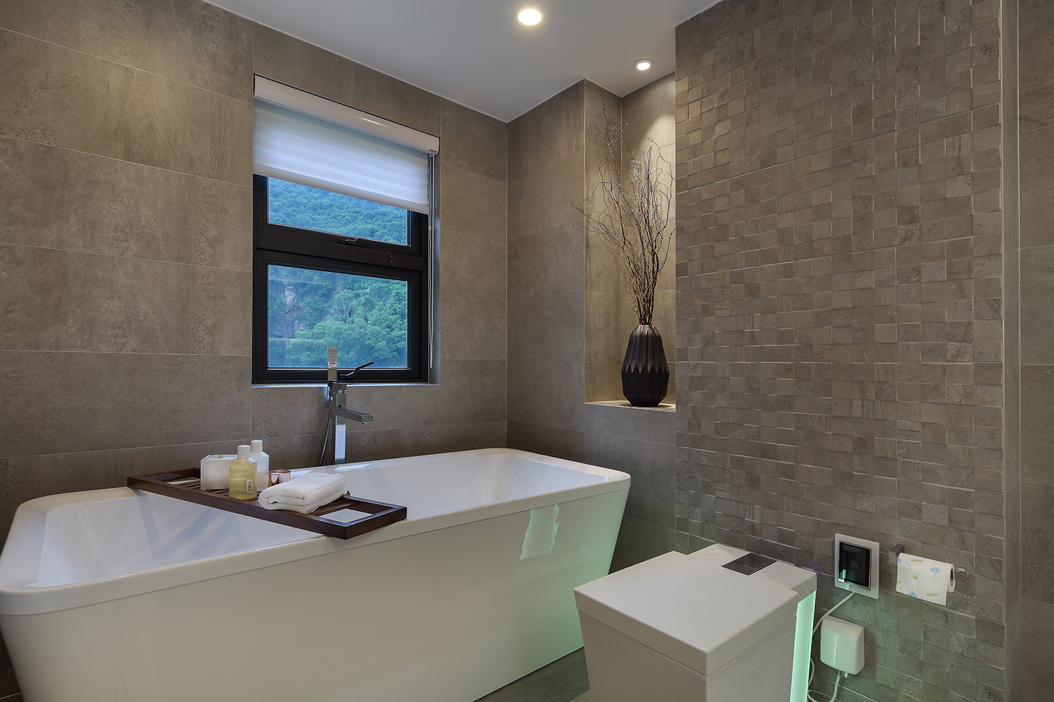 漾设计Young Design｜深圳罗湖区京基云景梧桐—《山间新雨》-56