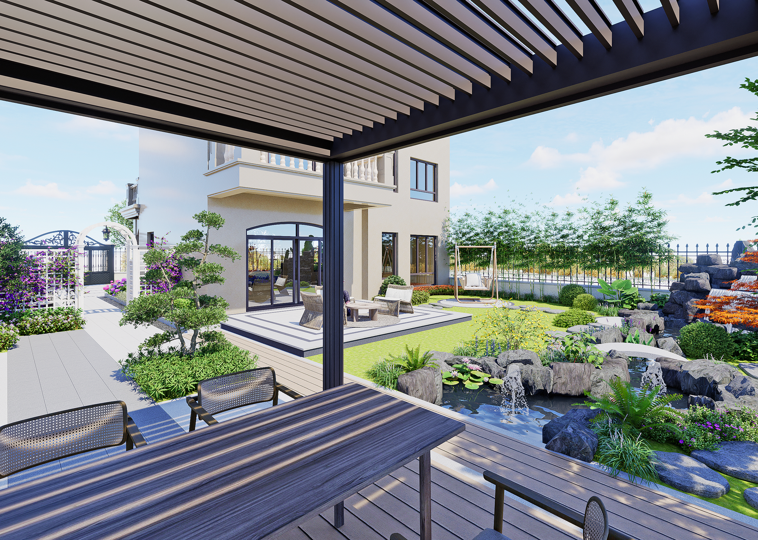 现代自然庭院-14