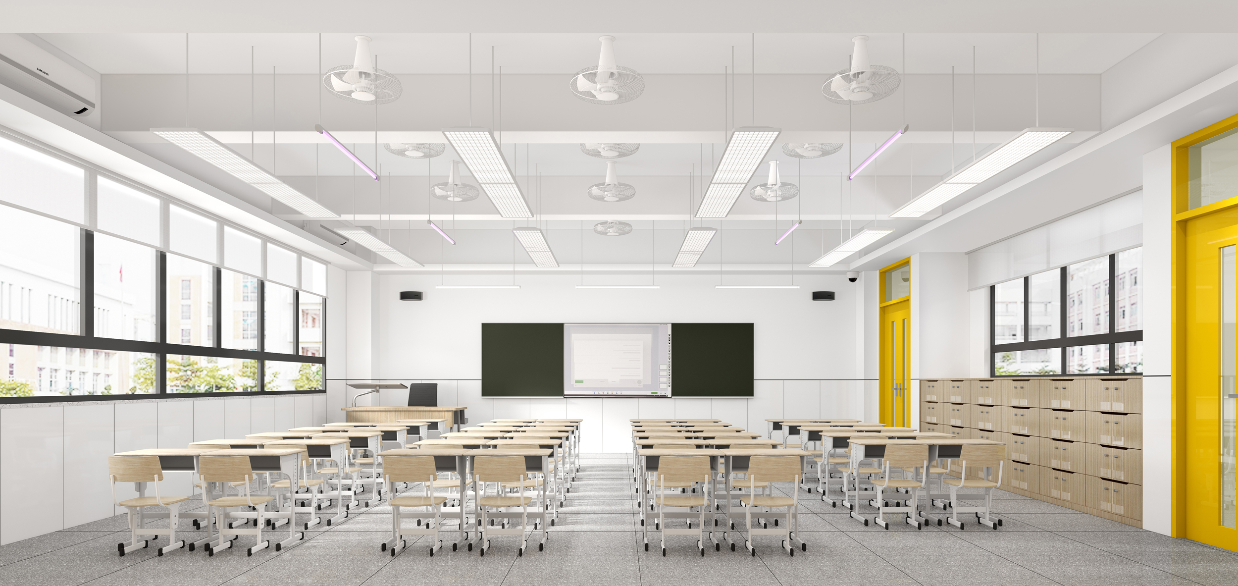 广州沙步铁一学校室内方案丨中国广州-28