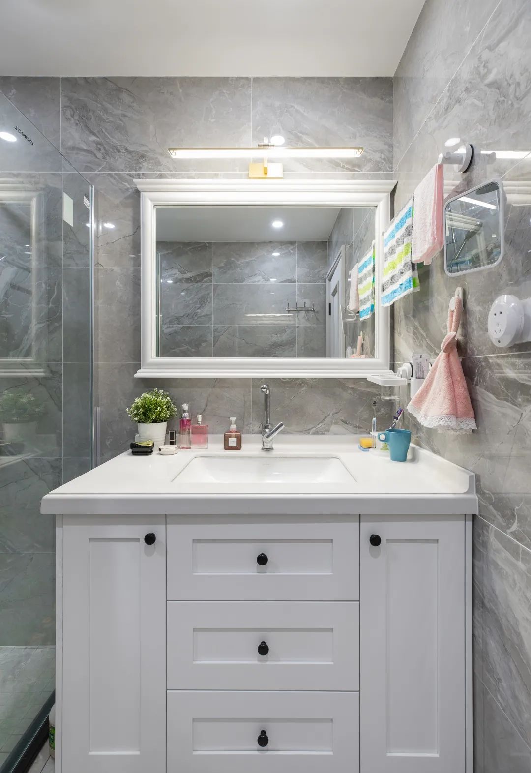 重庆南岸区银翔翡翠谷 170㎡简美风舒适平层设计丨中国重庆丨木艺踏程全屋定制-63