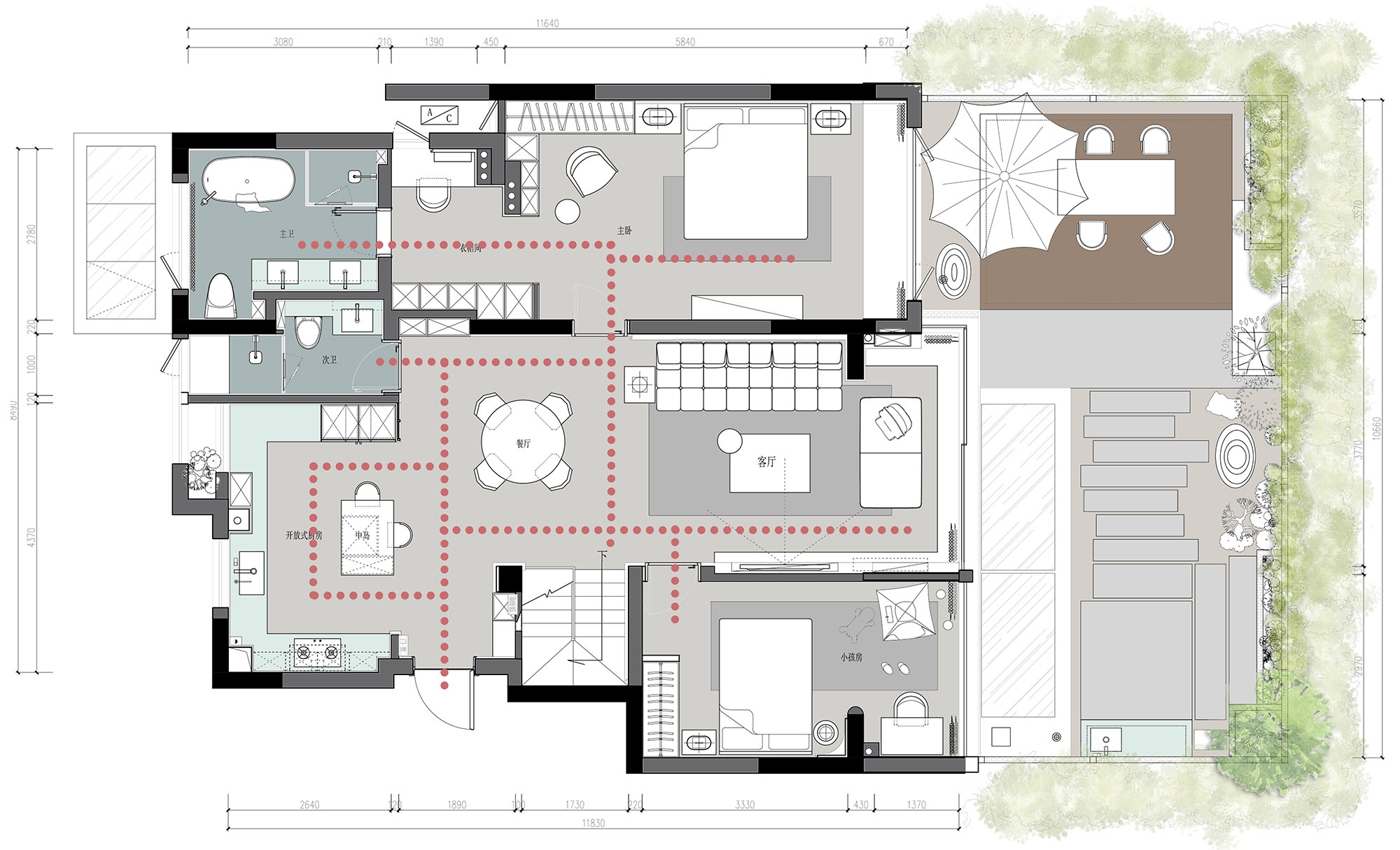 锦粼云荟丨中国杭州丨尔景空间设计-7