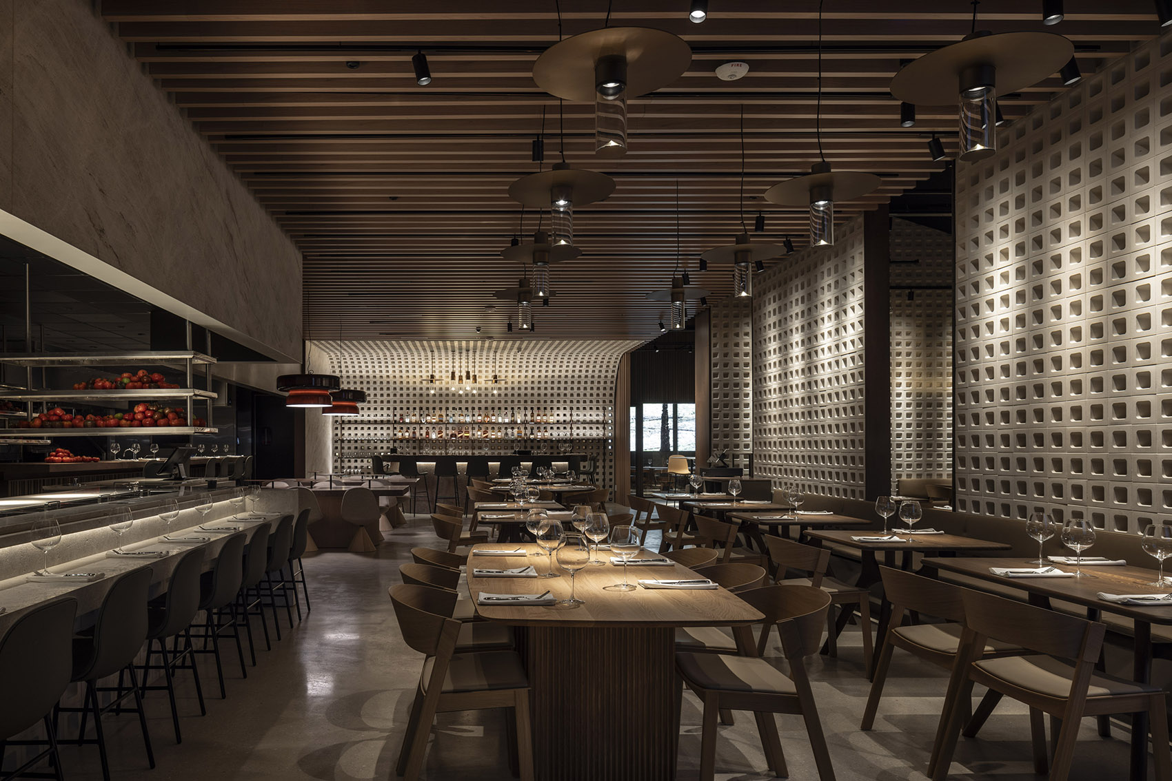 Malka餐厅丨美国丨Kimmel Eshkolot Architects-3