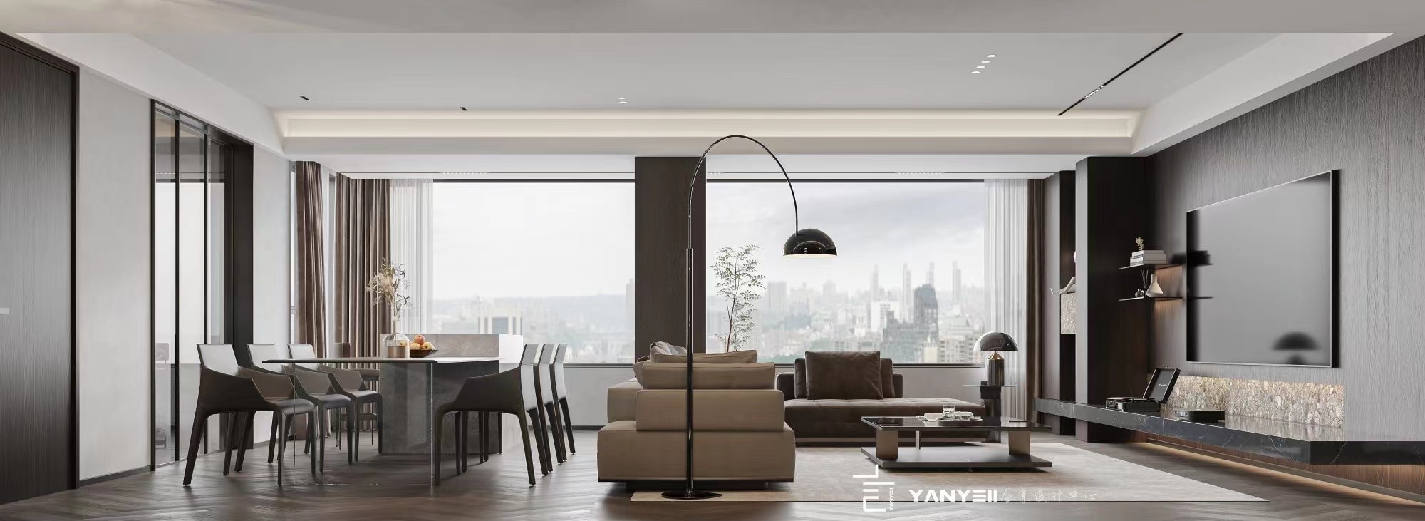 现代极简黑白灰住宅设计丨中国绍兴-15