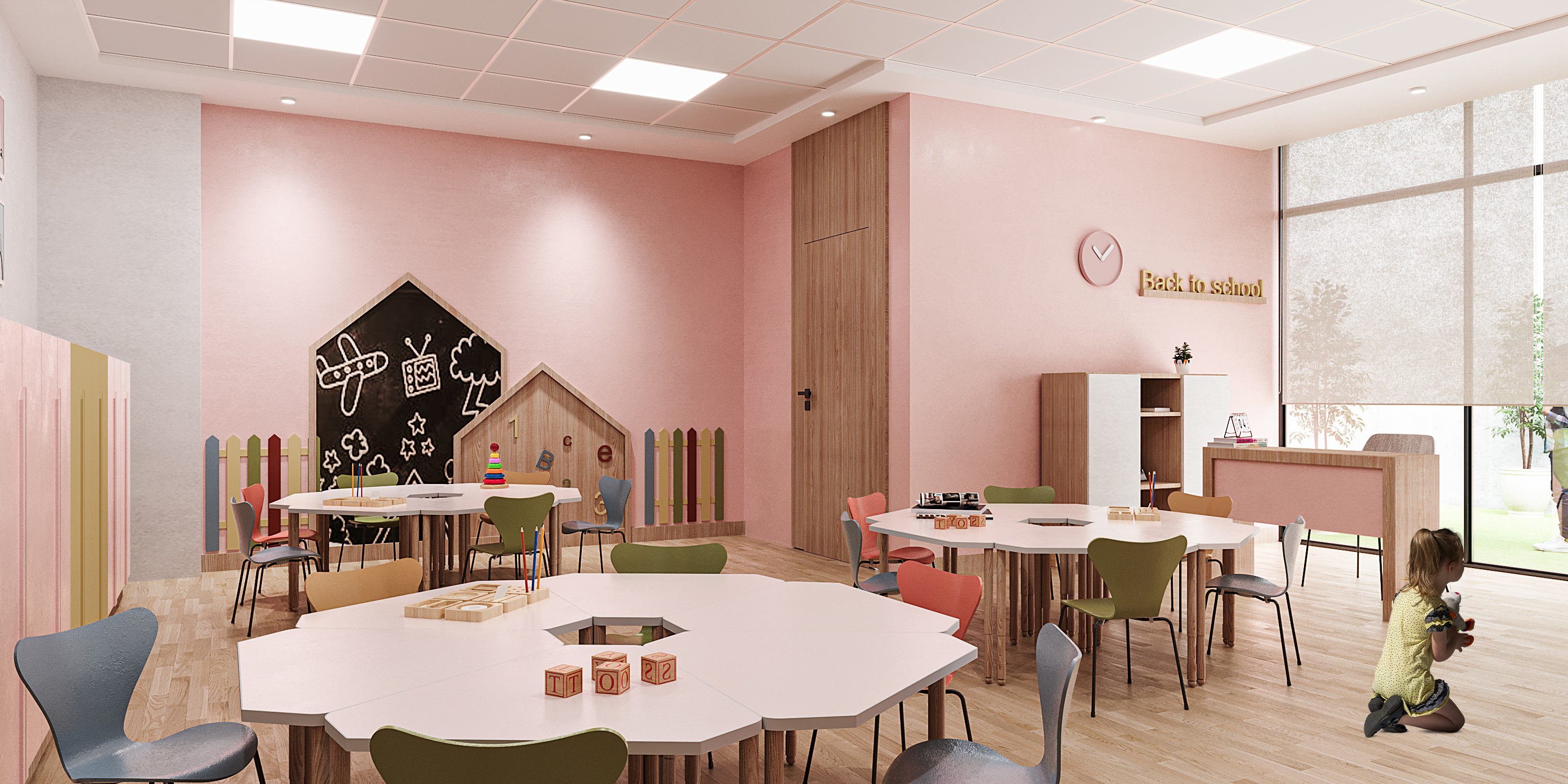 现代小学 学校室内设计丨沙特阿拉伯-14
