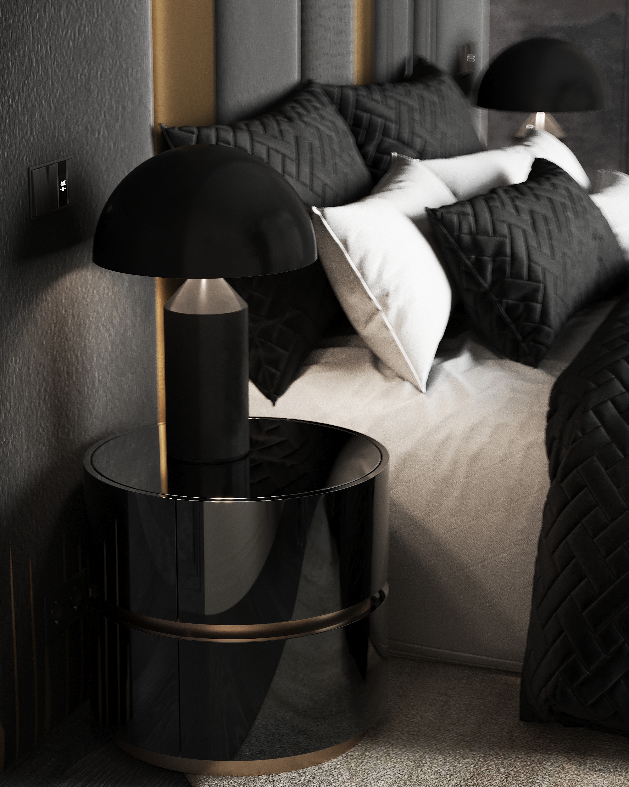 海蓝宝石公寓（因flat常见有公寓之意，结合AQUAMARINE（海蓝宝石）推测可能是公寓名称，具体需结合实际语境） 丨safonovinterior-24