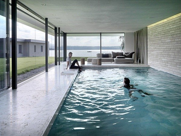 豪华别墅 现代风格Swiss Fine Line無與倫比的海濱別墅-14