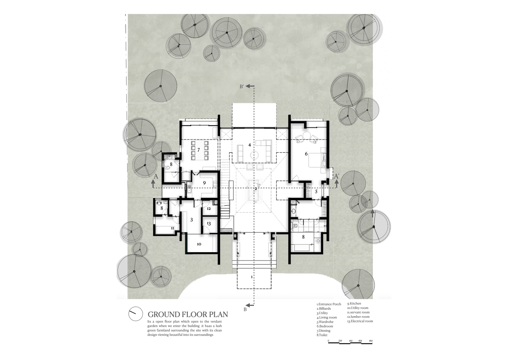 里弗斯通度假屋丨印度丨Collage Architecture Studio-18