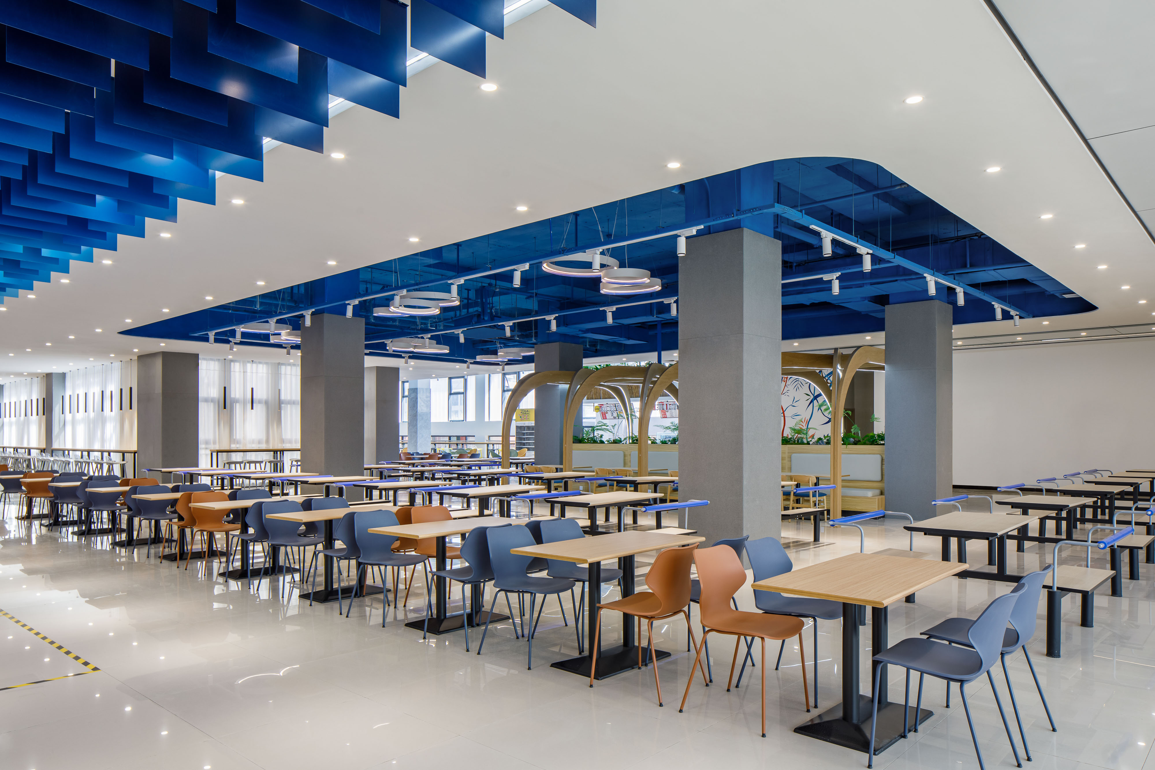 芳华 · 河南工业大学校园餐饮空间设计丨中国郑州丨晓寒建筑空间设计-68