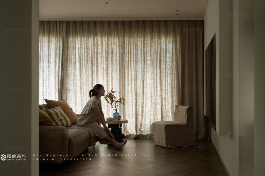 120 平侘寂风家居设计丨琢信装饰-0