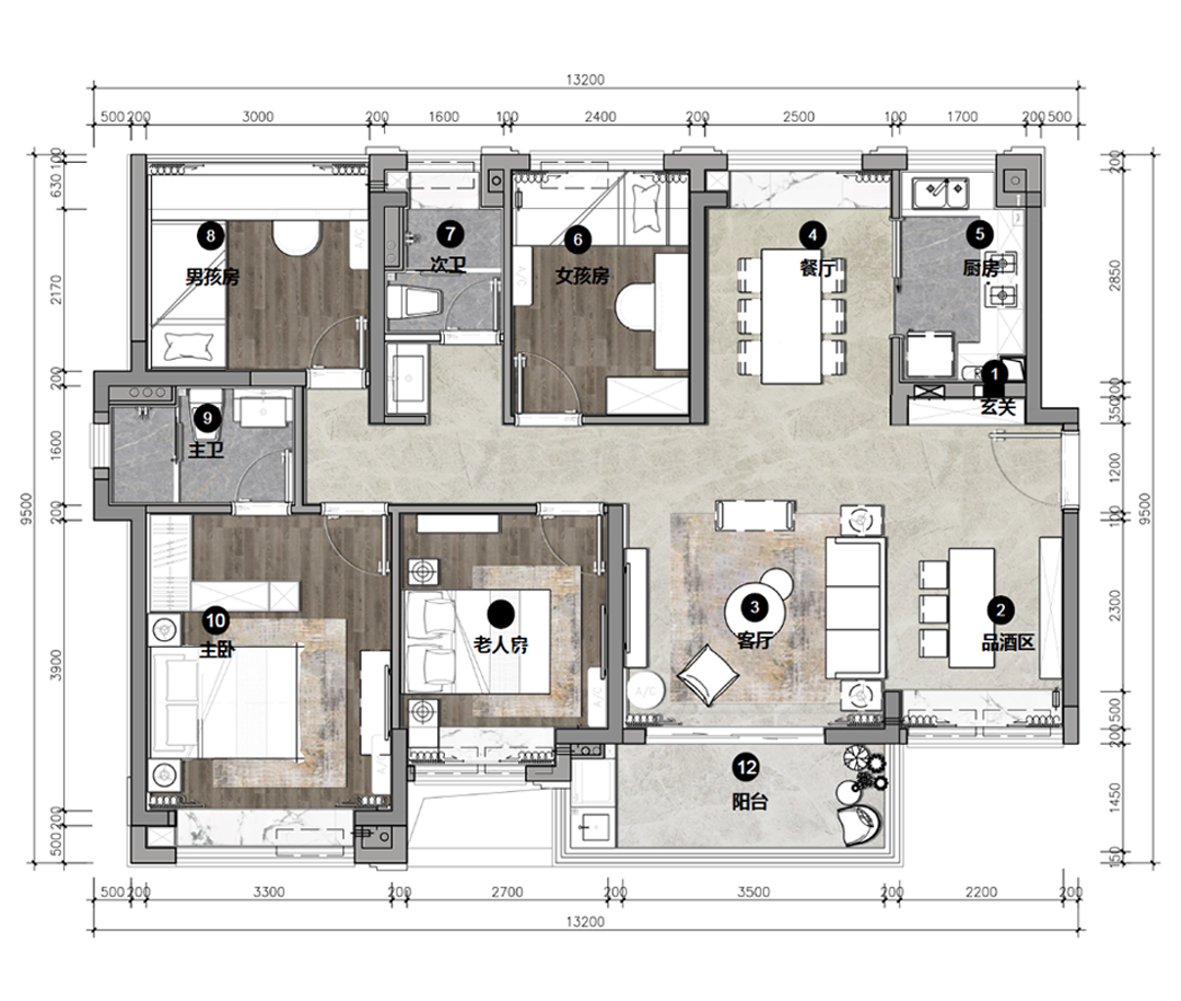 GP 上榀设计 | 奏响风范与时尚乐章的空间-7