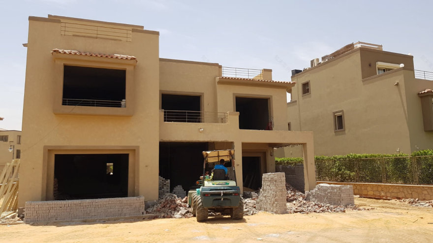 现代别墅泳池,按摩浴缸和桑拿房丨埃及开罗-12