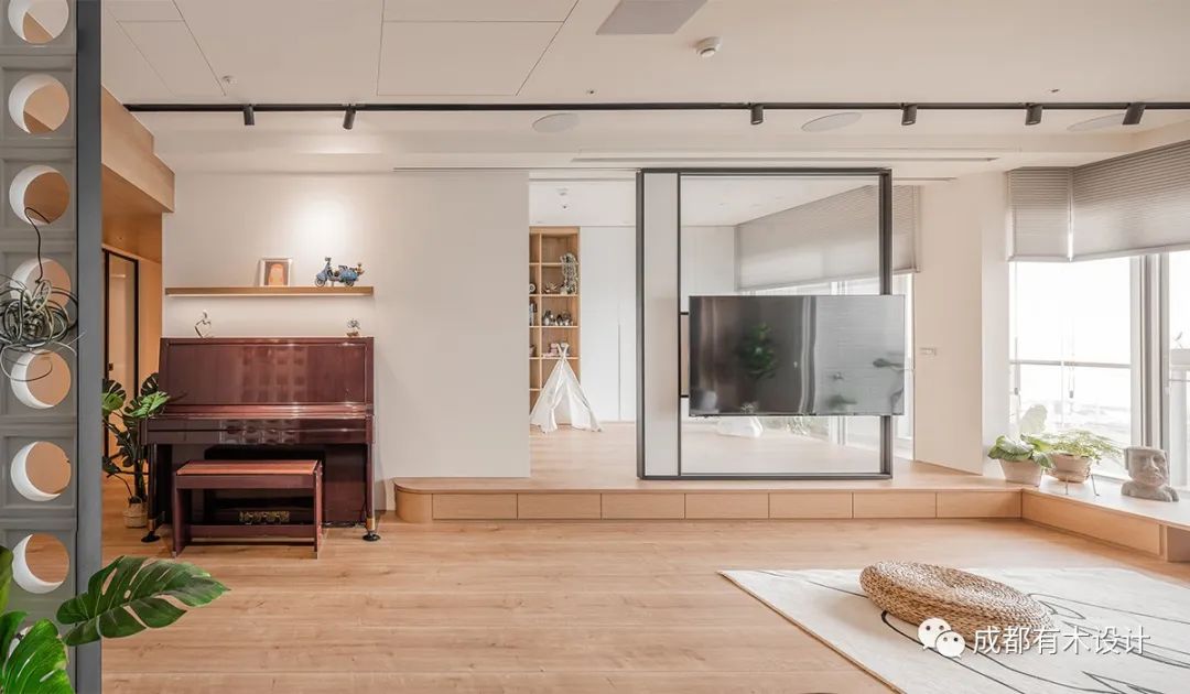 原木温润现代简约景观宅丨思锐-3