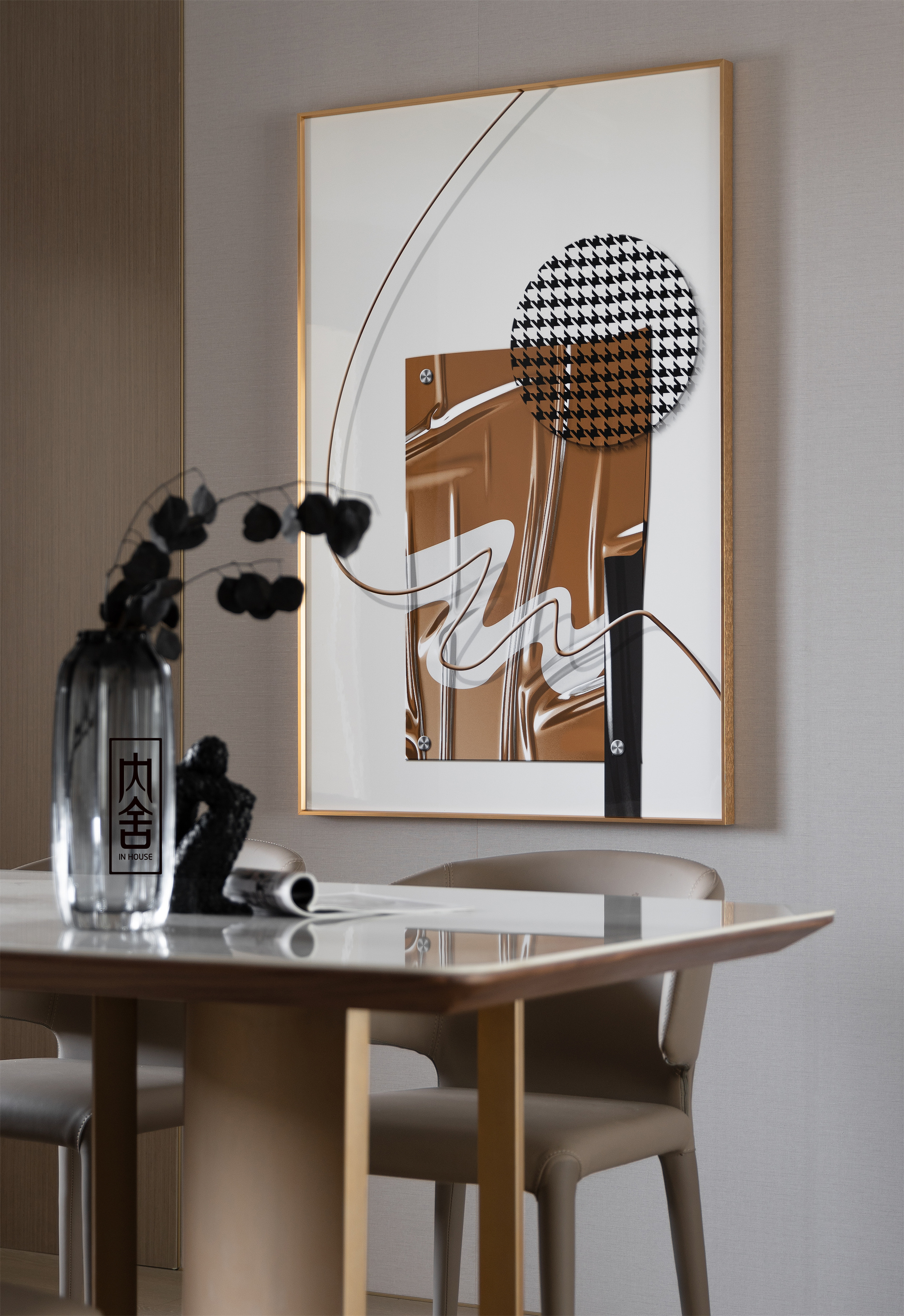 遇见·秋天 · 现代轻奢四居室设计丨美国西雅图丨内舍整体软装-21