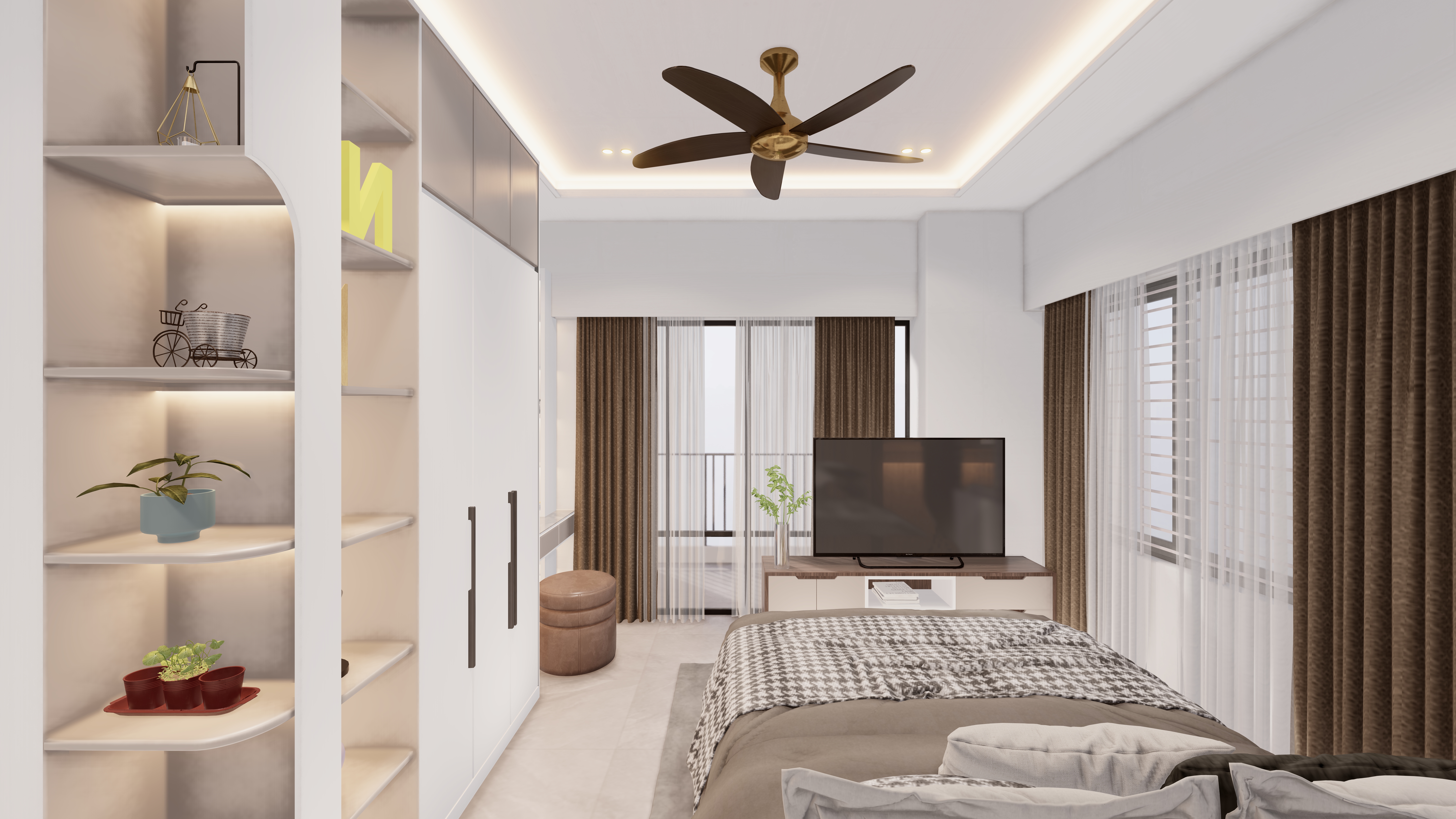 Mr· Forhad的3D室内可视化项目丨孟加拉国-20