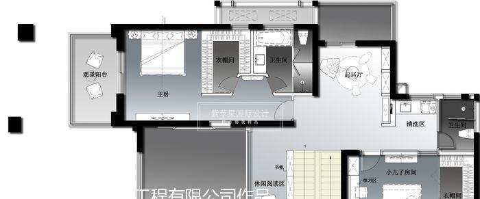 南湖国际 284 平现代简约风-20