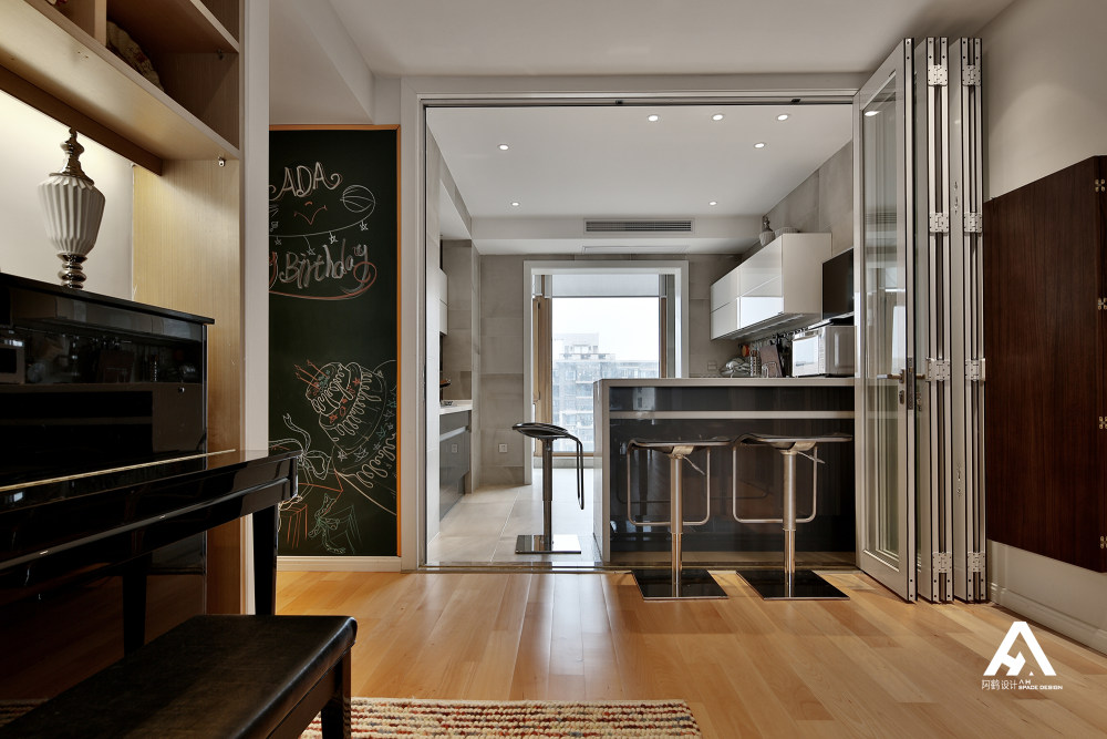 南昌莱蒙都会平层,书卷气息客厅设计-20