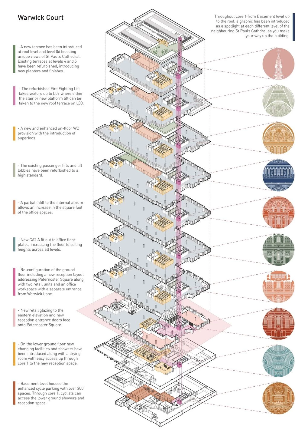 Warwick Court 改造项目丨英国伦敦丨Fletcher Priest Architects-30