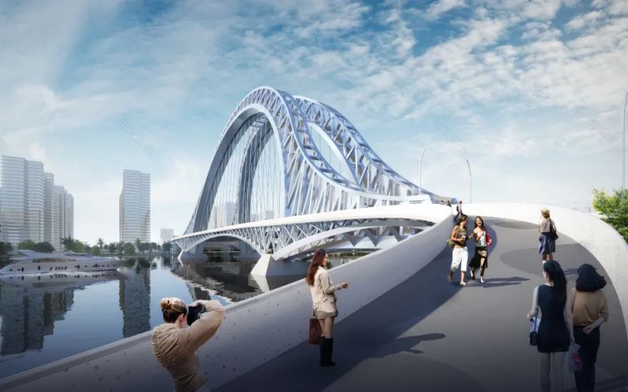 东莞水乡经济区景观梁桥赤滘口河桥概念方案设计丨中国东莞丨奥雅纳工程咨询(上海)有限公司-37