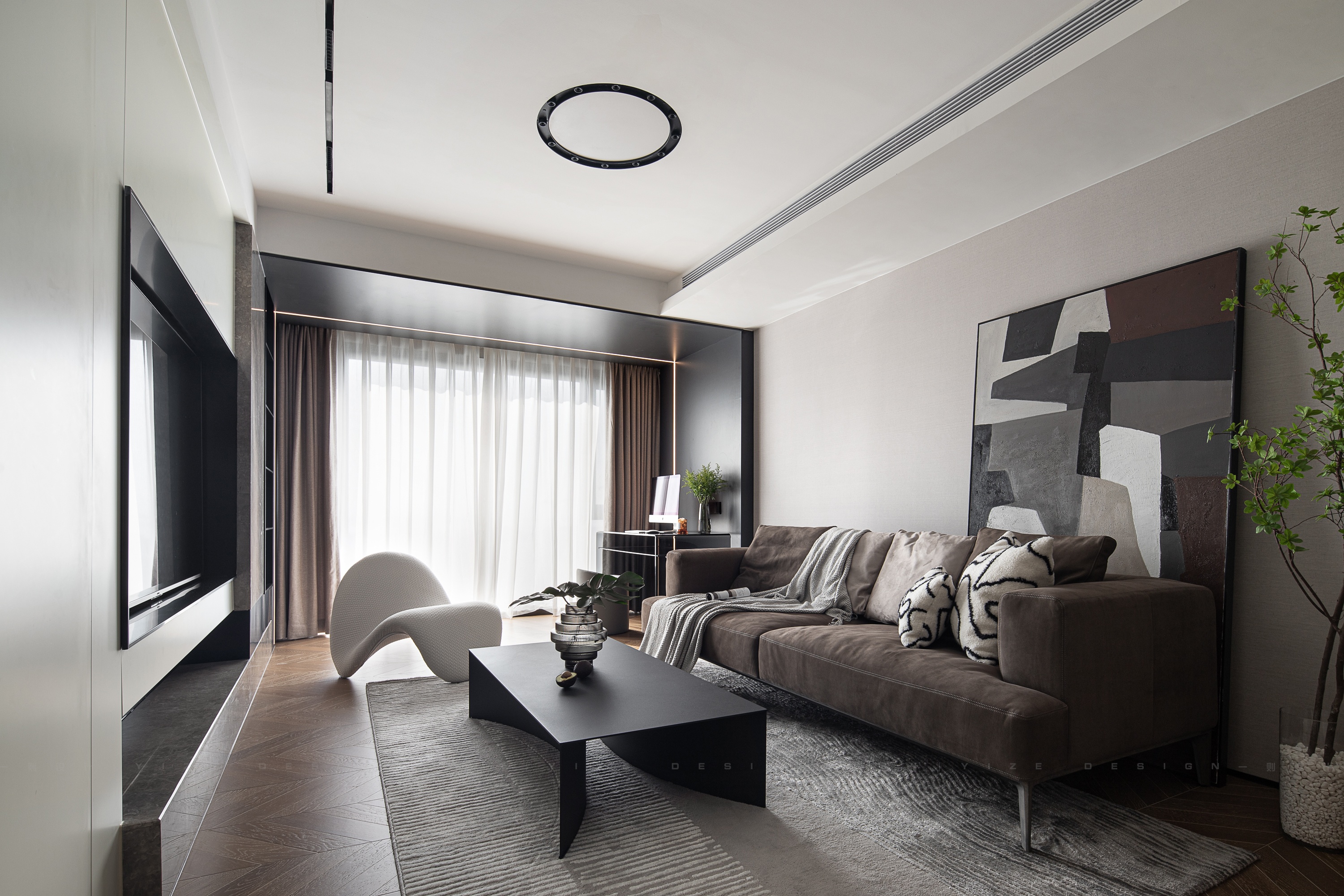 杭州 90㎡平层住宅 · 和光同尘,与时舒卷丨中国杭州-23