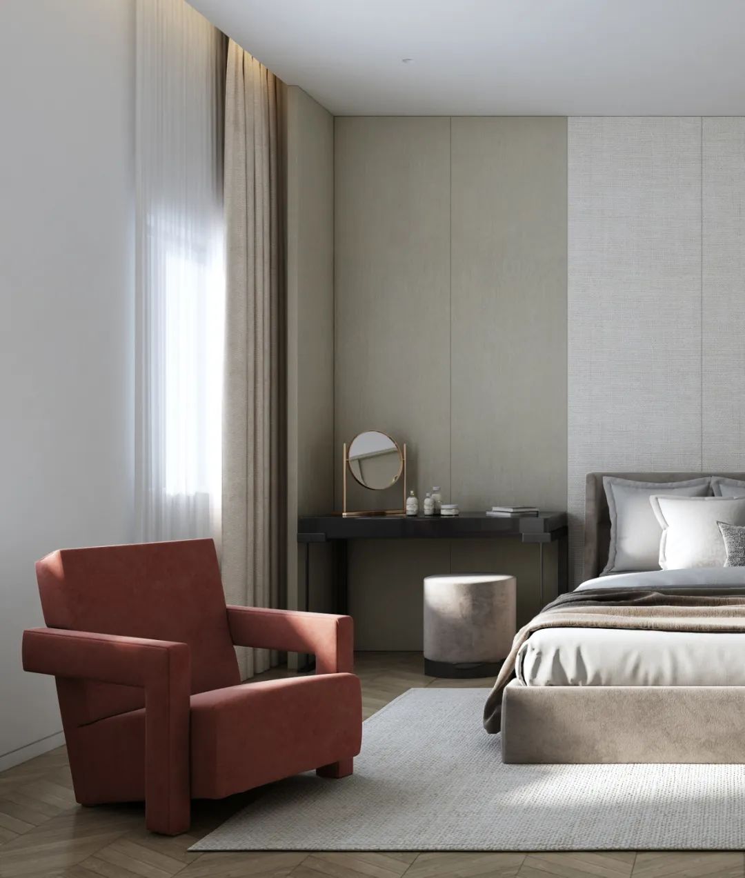 绍兴夏宫豪庭 | 光与影的简约精致美学-42