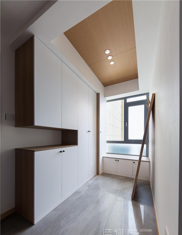 《望日》原木白空间，双过道设计，LDK 理念，大江景书房，高级灰卧室-2