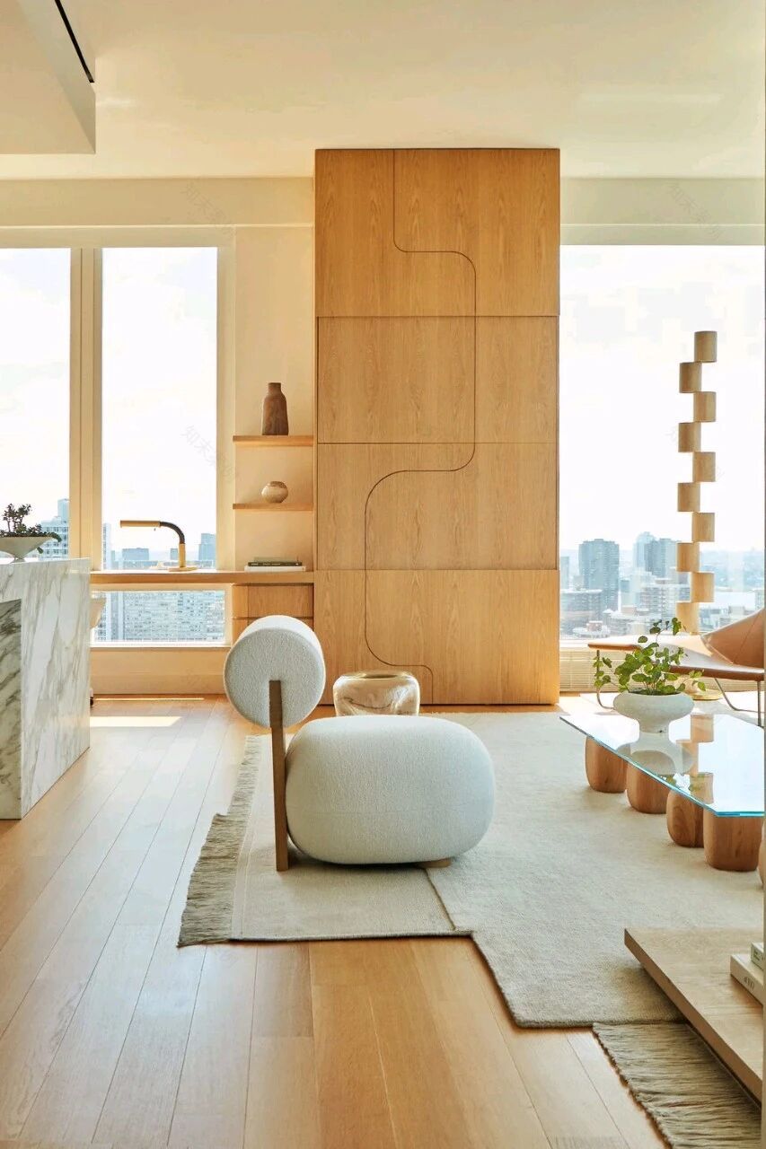 都市隐逸奢华,曼哈顿静谧居所Ishka Designs丨美国曼哈顿-12