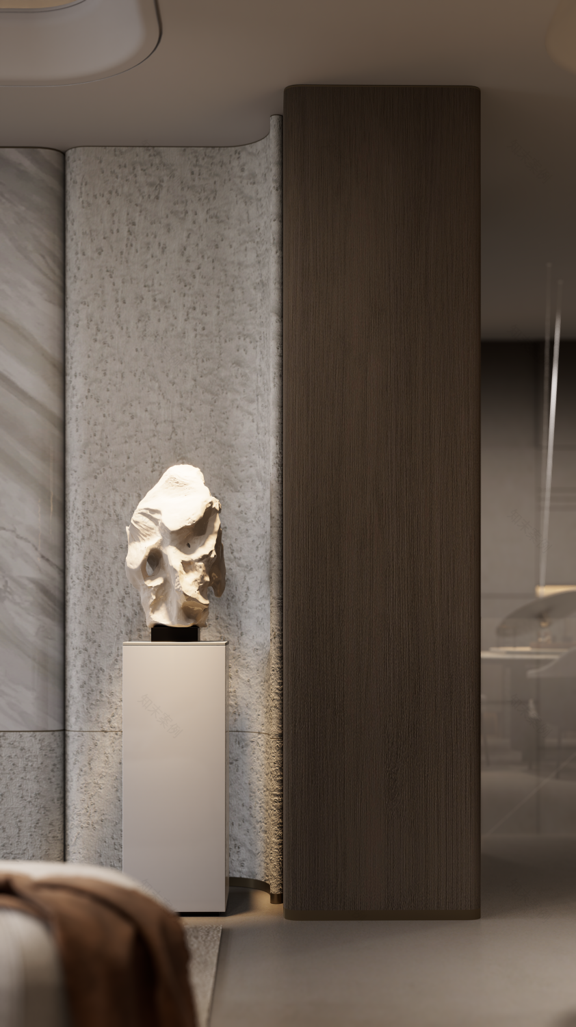 MORNING·私宅|金沙大境湾300㎡轻奢跃层,都市新贵的艺术栖居。-35