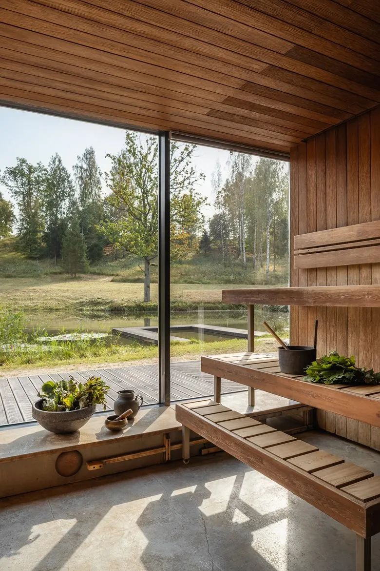 拉脱维亚桑拿度假村 | 自然、传统与现代的融合-31