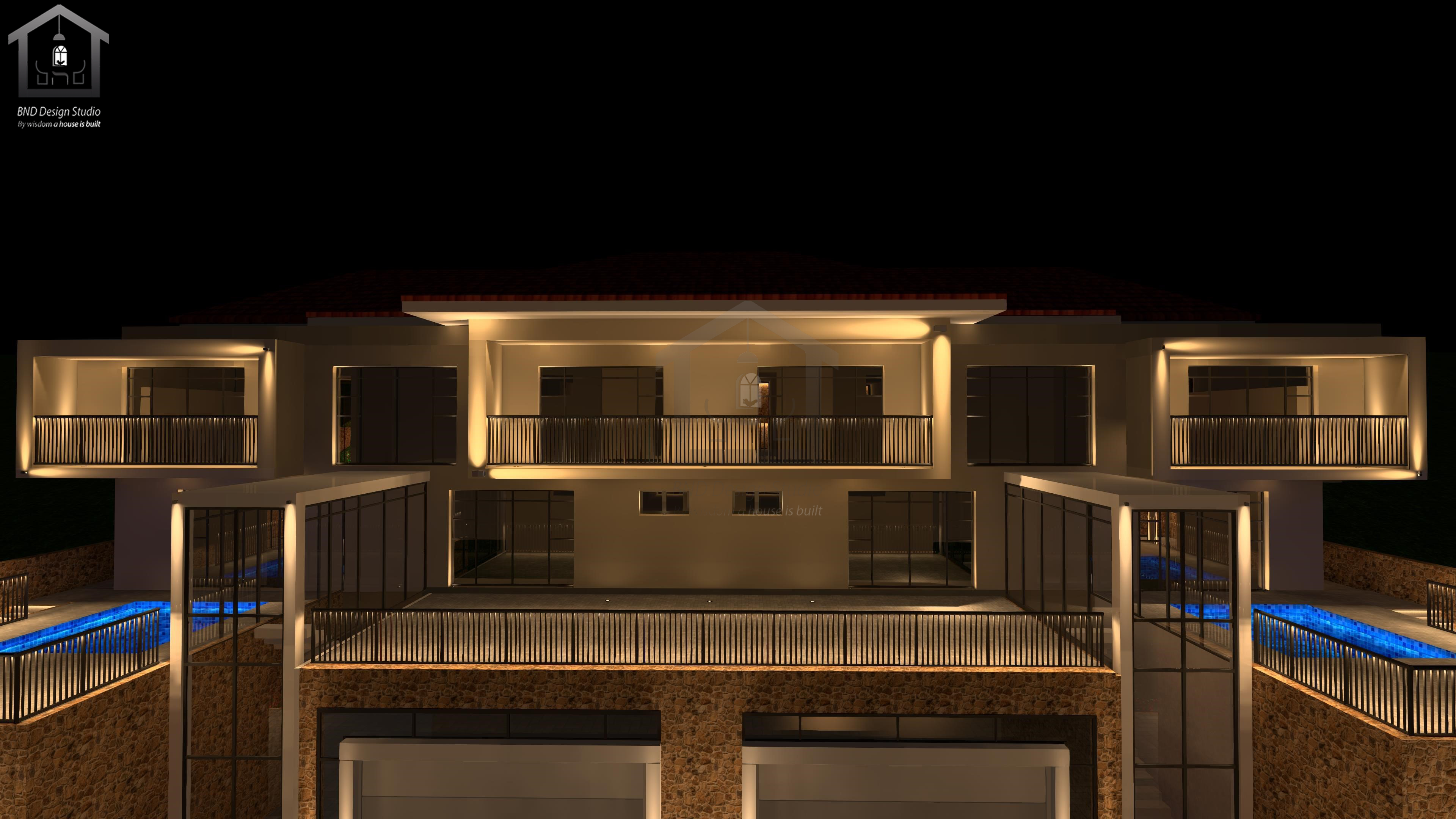 Façade Landscape Lighting Design in South Africa-4