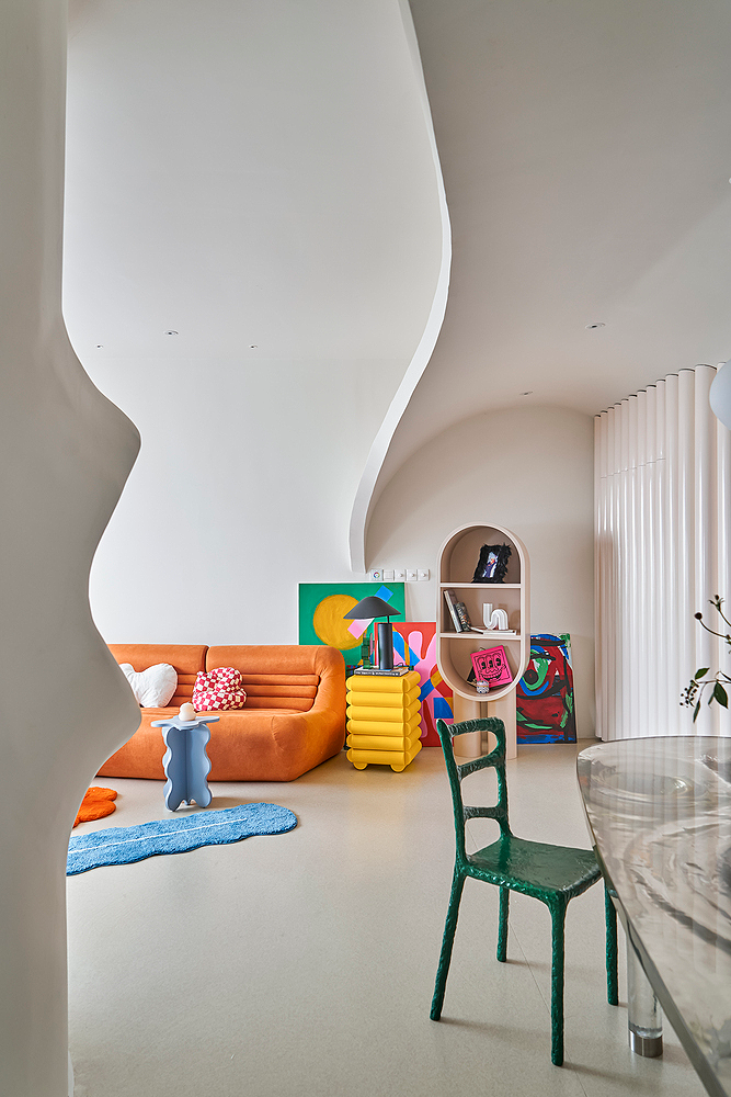 色彩斑斓的孟菲斯loft公寓丨法国巴黎丨Zyva Studio-57