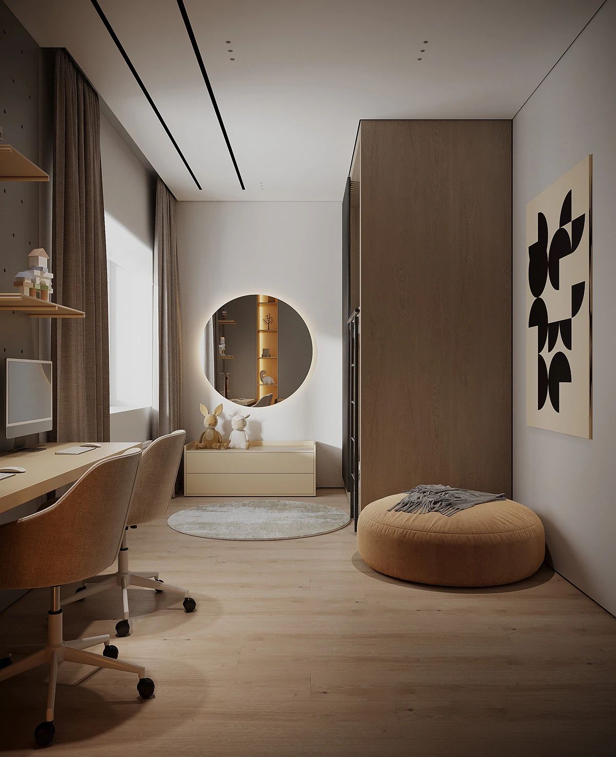 这座现代简约住宅完美诠释了形式与功能之间的和谐-43