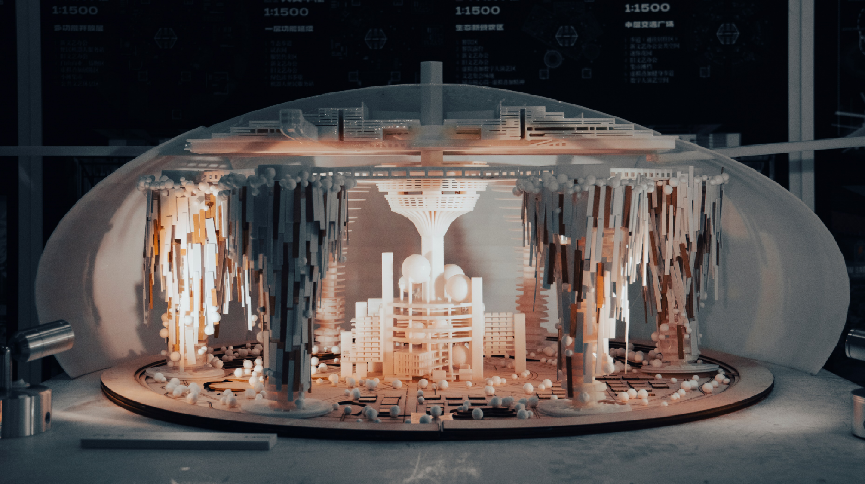太酷啦！同济大学毕设斩获ACF入围奖！植入“流浪地球”的数字生命概念！“实体建筑+虚拟叠加”让数字现实相融，打造上海地下城！-18